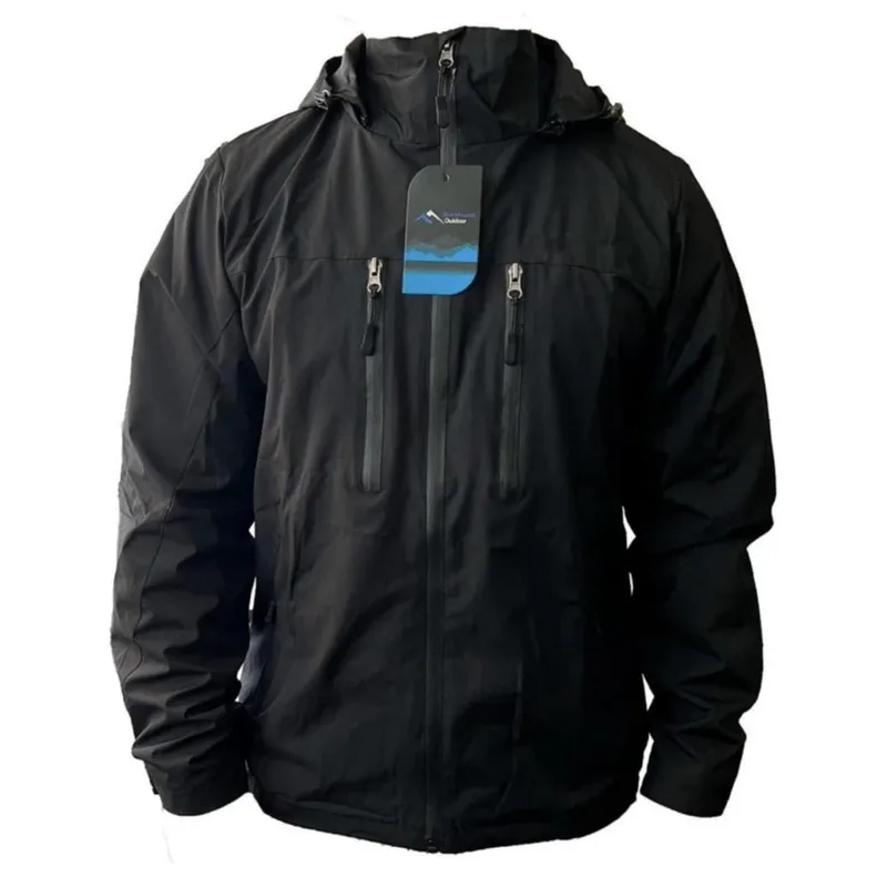 BLUE MOUNTAIN - Chaqueta Corta Viento Outdoor Hombre Termico Impermeable