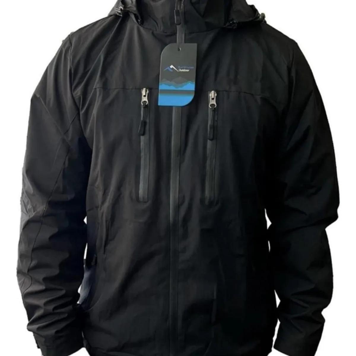 BLUE MOUNTAIN - Chaqueta Corta Viento Outdoor Hombre Termico Impermeable