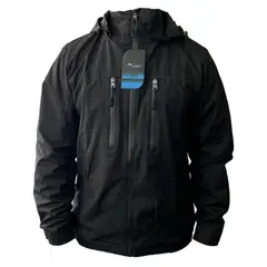 BLUE MOUNTAIN - Chaqueta Corta Viento Outdoor Hombre Termico Impermeable