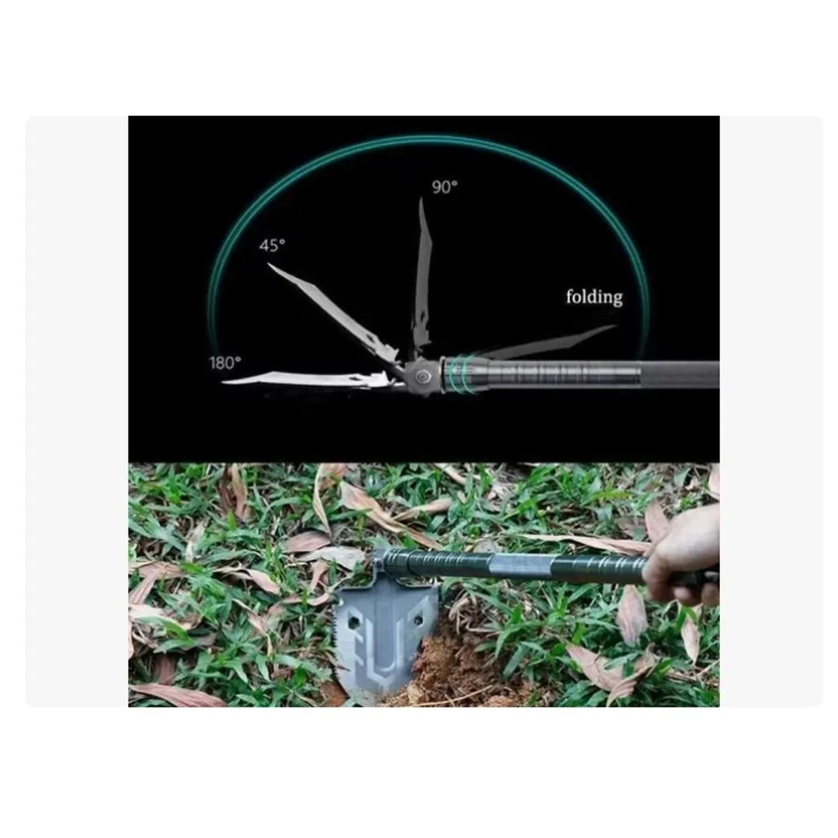 ESHOPANGIE - Pala Plegable Multifuncional Camping