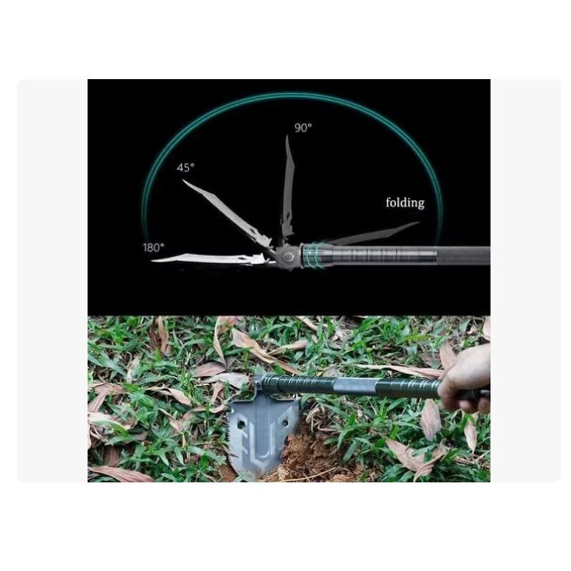 ESHOPANGIE - Pala Plegable Multifuncional Camping