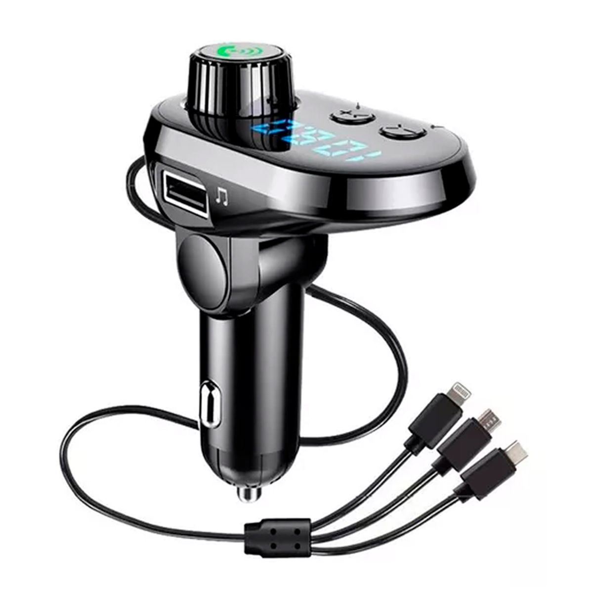 ESHOPANGIE - Transmisor 5 En 1 Fm Bluetooth Usb Mp3