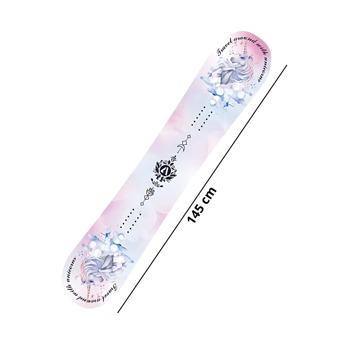 CRUSEC - Tabla De Snowboard Deporte De Nieve Invierno 145 cm