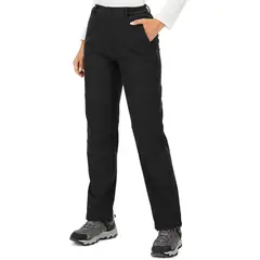 BLUE MOUNTAIN - Pantalón Softshell MujerTermico Impermeable Con Micropolar