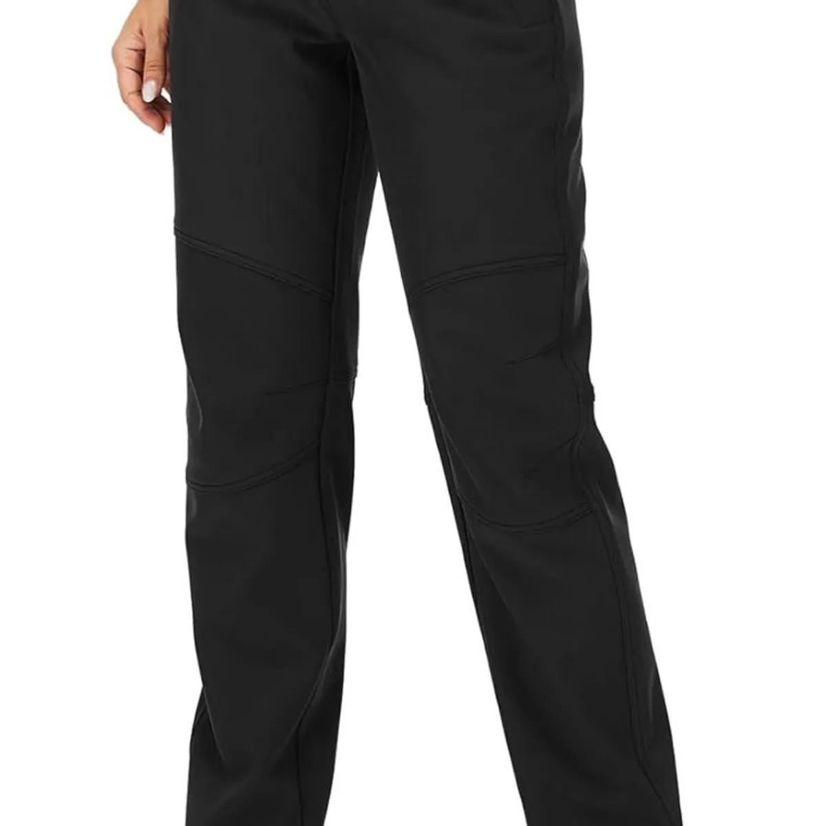 BLUE MOUNTAIN - Pantalón Softshell Mujer Outdoor Termico Impermeable Con Micropolar