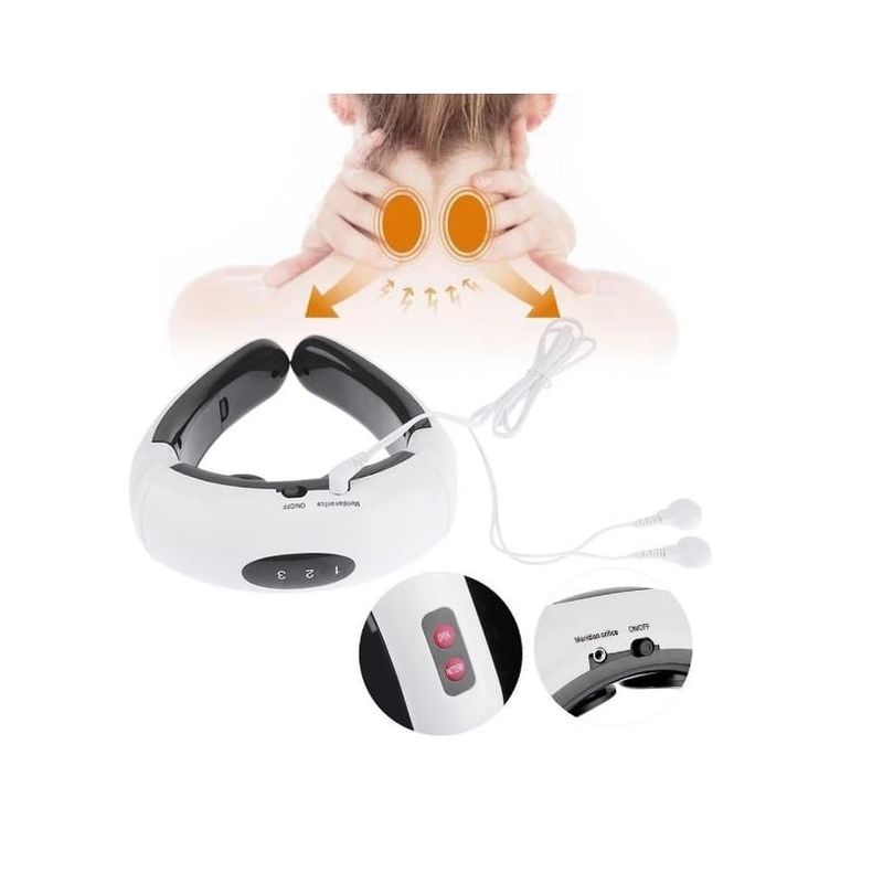 GENERICO - Electroestimulador Y Masajeador De Cuello Alivio Dolor Cervical