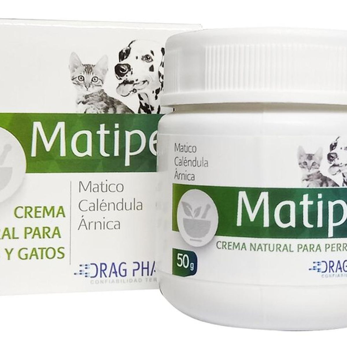 DRAG PHARMA - Matipet Crema Cicatrizante Con Matico Para Perros Gatos 50g