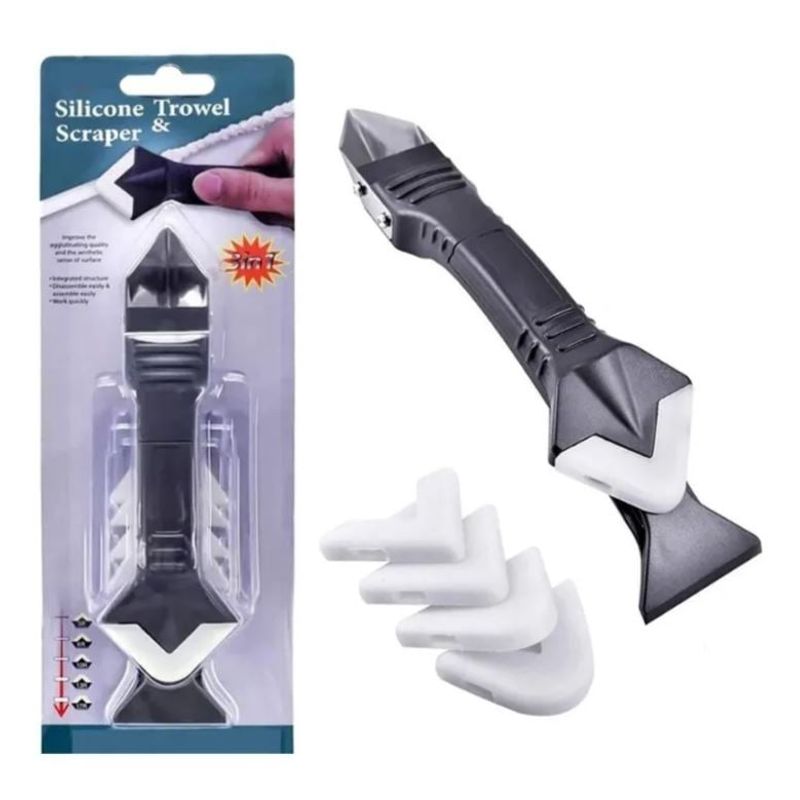GENERICO - Sellador Raspador Silicona Removedor De Calafateo 5 En 1