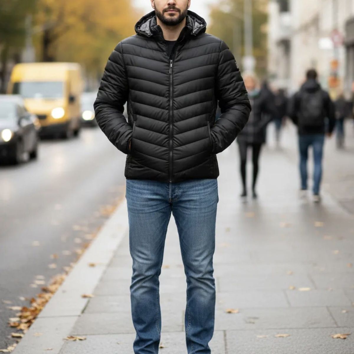 BLUE MOUNTAIN - Parka Térmica Impermeable Hombre