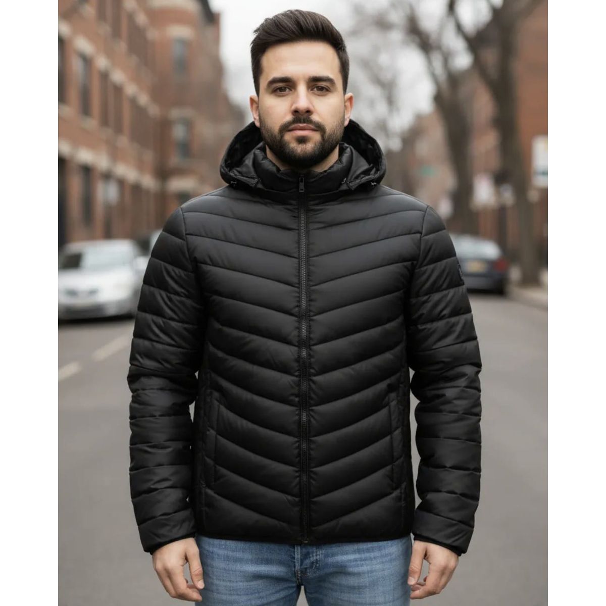 BLUE MOUNTAIN - Parka Térmica Impermeable Hombre