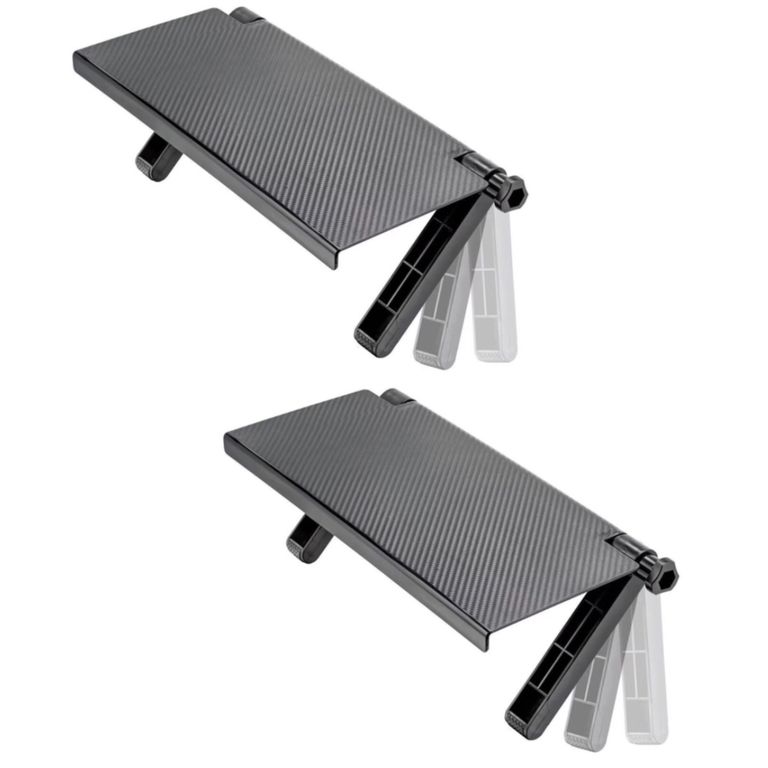 GENERICO X2 Repisa Plegable Tv Monitor Control Remoto Soporte Router