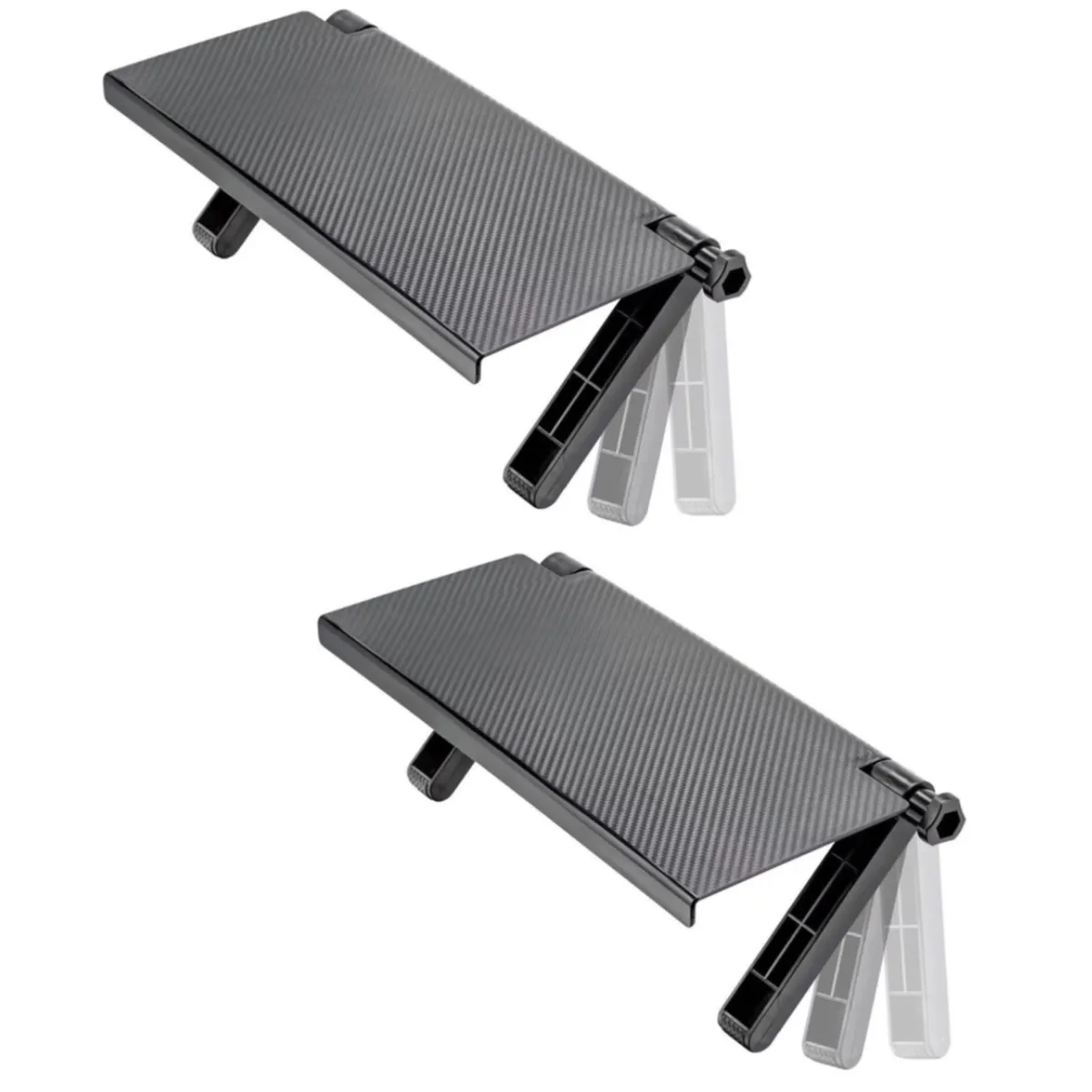 GENERICO - X2 Repisa Plegable Tv Monitor Control Remoto Soporte Router
