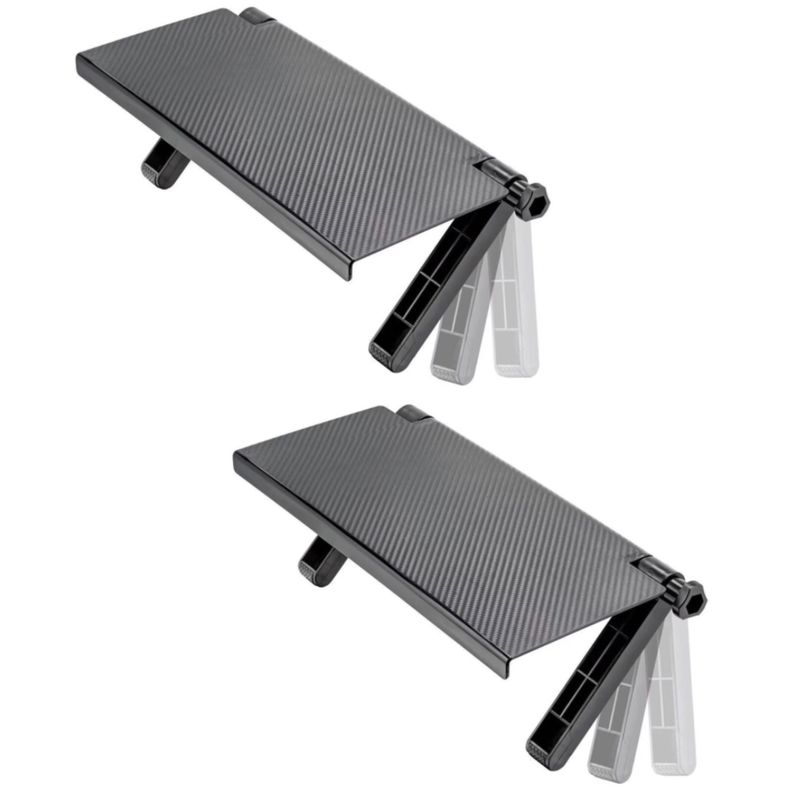 GENERICO - X2 Repisa Plegable Tv Monitor Control Remoto Soporte Router