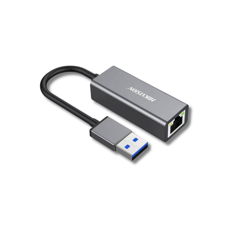 HIKVISION - Adaptador USB Hikvision HS-HUB-U2R - Rj45 Gigabit