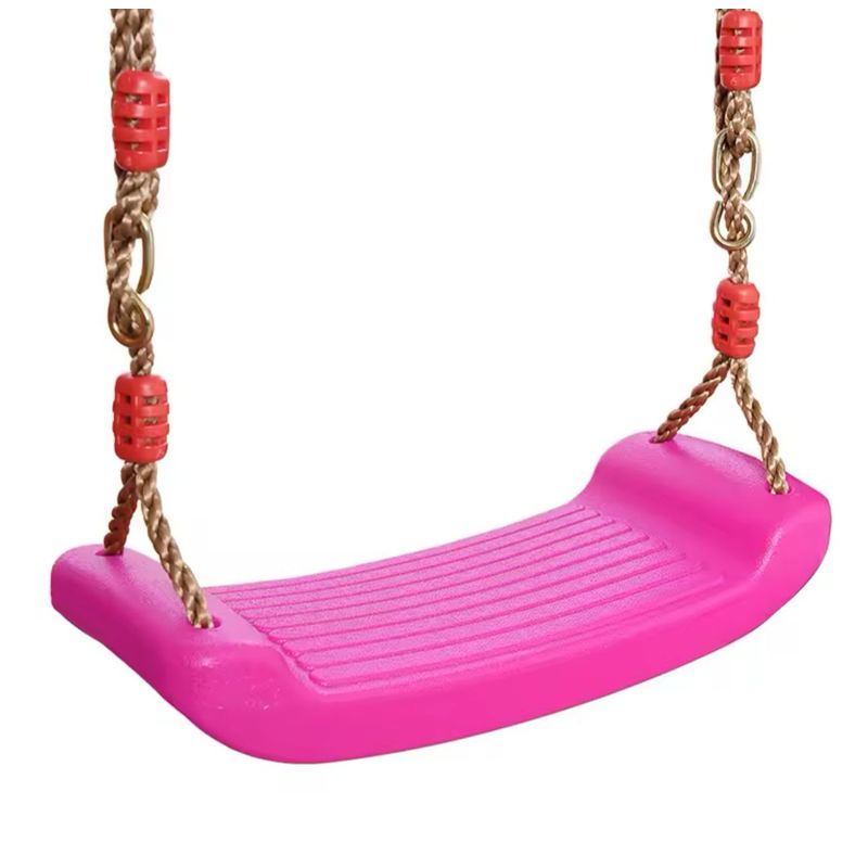 GENERICO - Columpio Rosado Ajustable Portátil Para Niños Asiento Giratorio