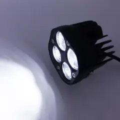 GENERICO - Neblinero Led 4 Led 32w Luz Blanca 12/24 Volt Set X 1 Pcs