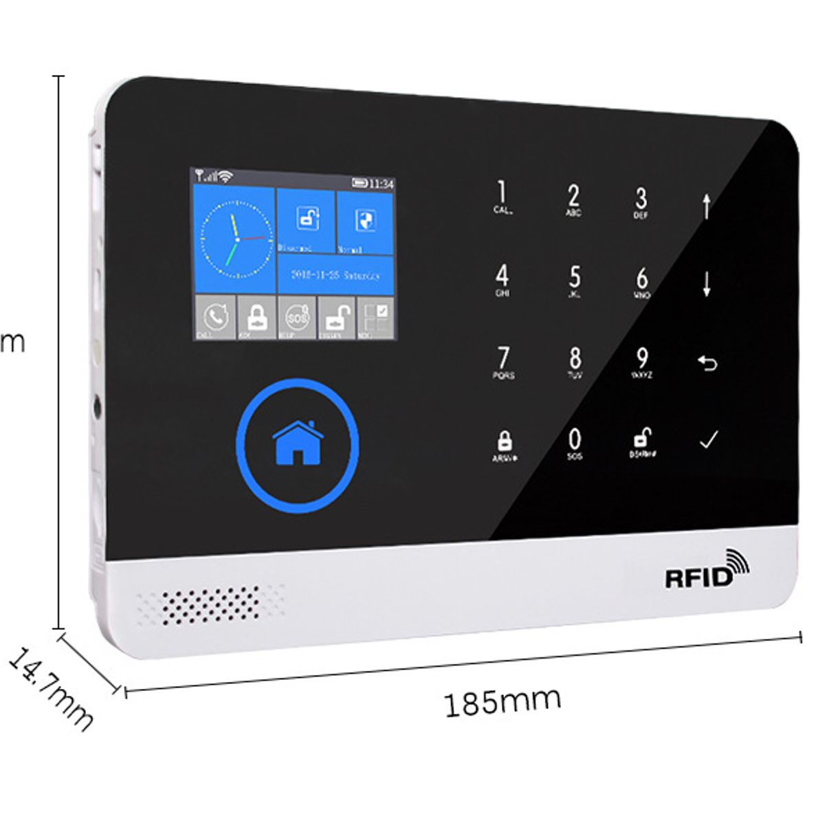 GENERAC - Alarma wifi Tuya Para Casa Oficina con Sirena Solar exterior