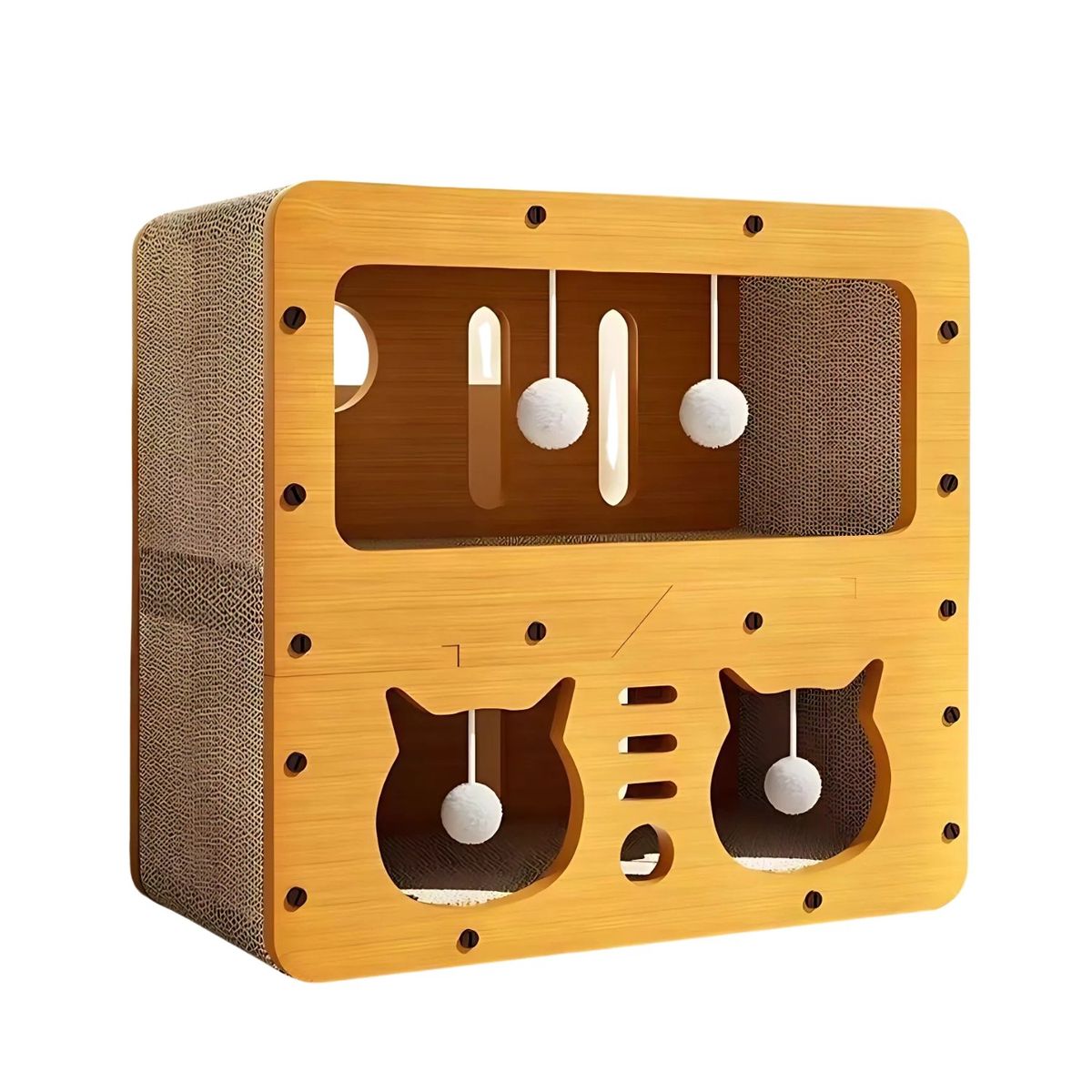 CRUSEC - Estación de Juegos Para Gatos Cama Escondite