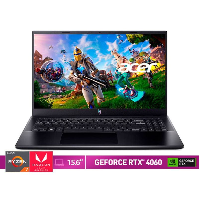 ACER - NOTEBOOK GAMER ACER NITRO V ANV15-41-R0SZ-2 AMD RYZEN 7 32GB RAM 1TB SSD NVIDIA RTX 4060 15.6”pen box