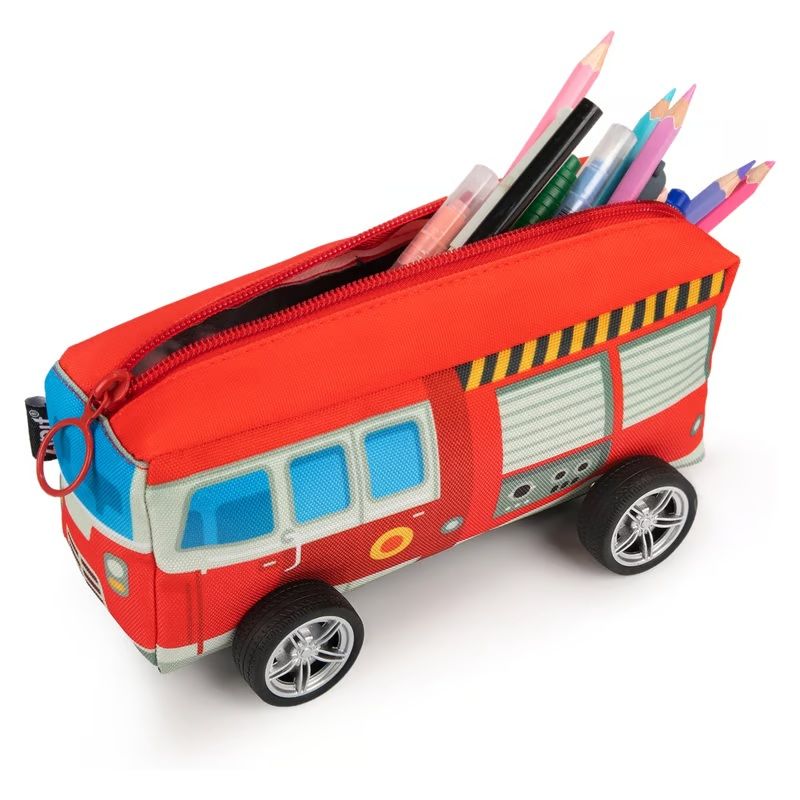FABER-CASTELL - Estuche escolar Carro de Bomberos Faber Castell