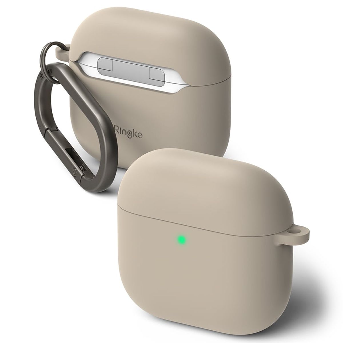 RINGKE - Carcasa Funda Ringke Para AirPods 4 Silicona Beige