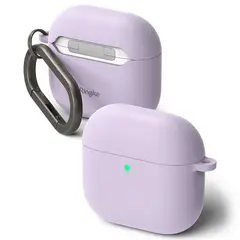 RINGKE - Carcasa Funda Para AirPods 4 Silicona Lila