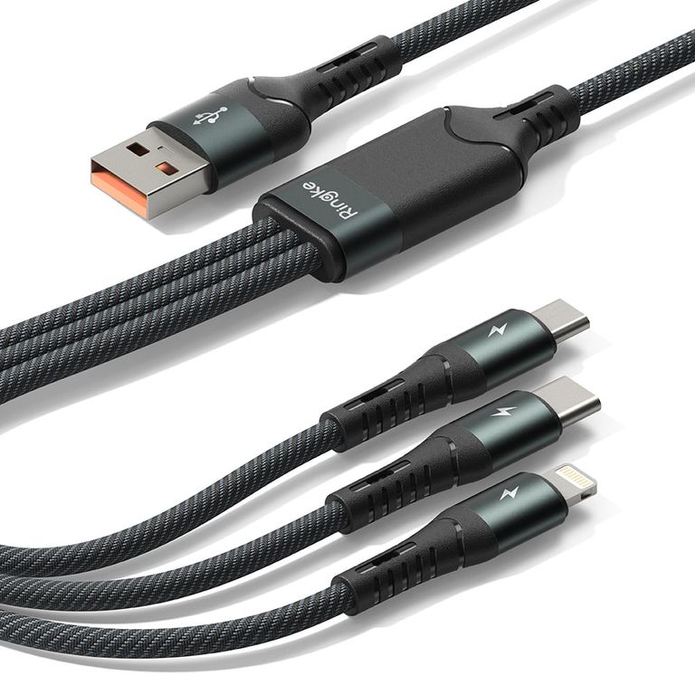 Cargador 3 En 1 Carga Rapida Para iPhone / Samsung