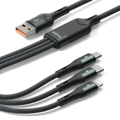 RINGKE - Cargador 3 En 1 Carga Rápida Para iPhone / Samsung
