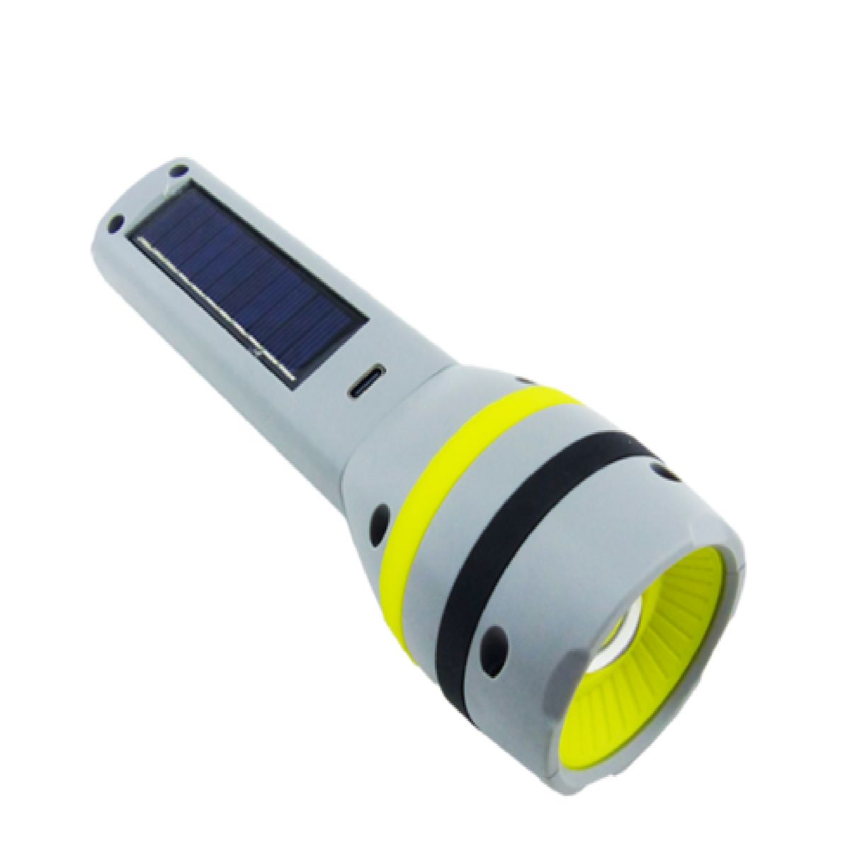 GENERICO - Linterna LED Solar Con Zoom E Impermeable