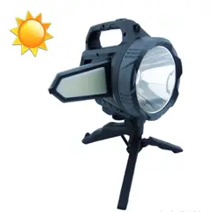 GENERICO - Lampara LED Solar Con Tripoide Luz Blanca y Roja