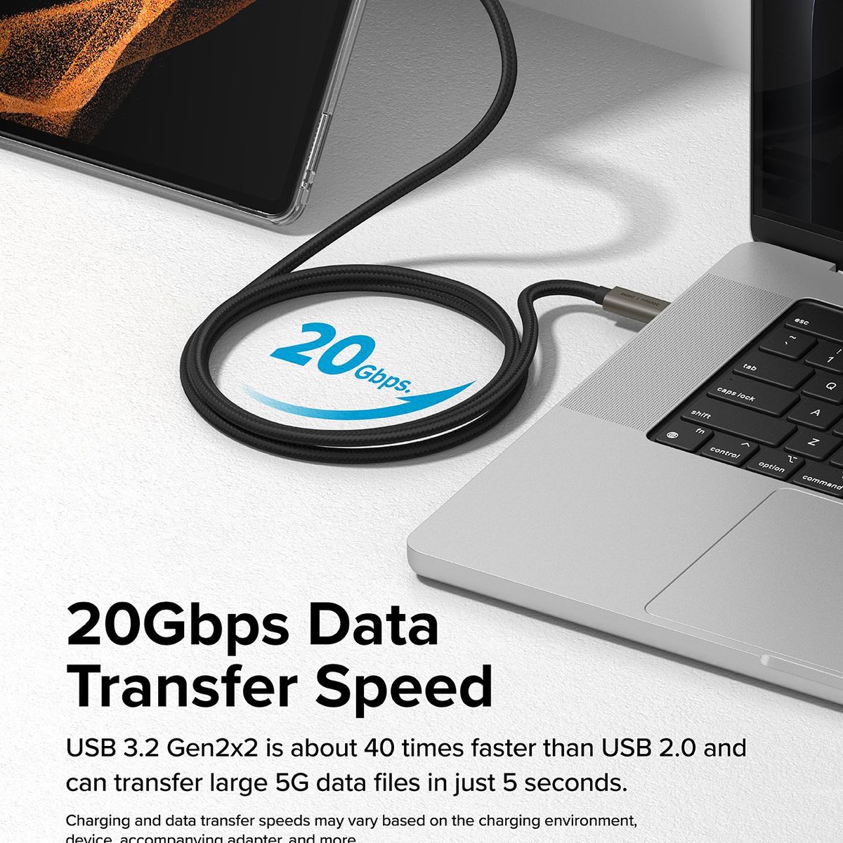 RINGKE - Cable Ringke Usb 3.2 Gen 2x2 Usb C (2m) 240w