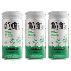 VITAL AND YOUNG - Crezzere : Calcio + Zinc + Magnesio + Vit D3 Vy 3x30 Caps