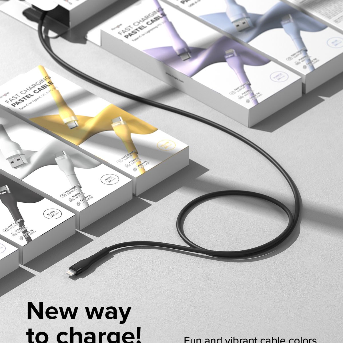 RINGKE - Cable Ringke Para iPhone Usb C Carga Rápida 1.2 m