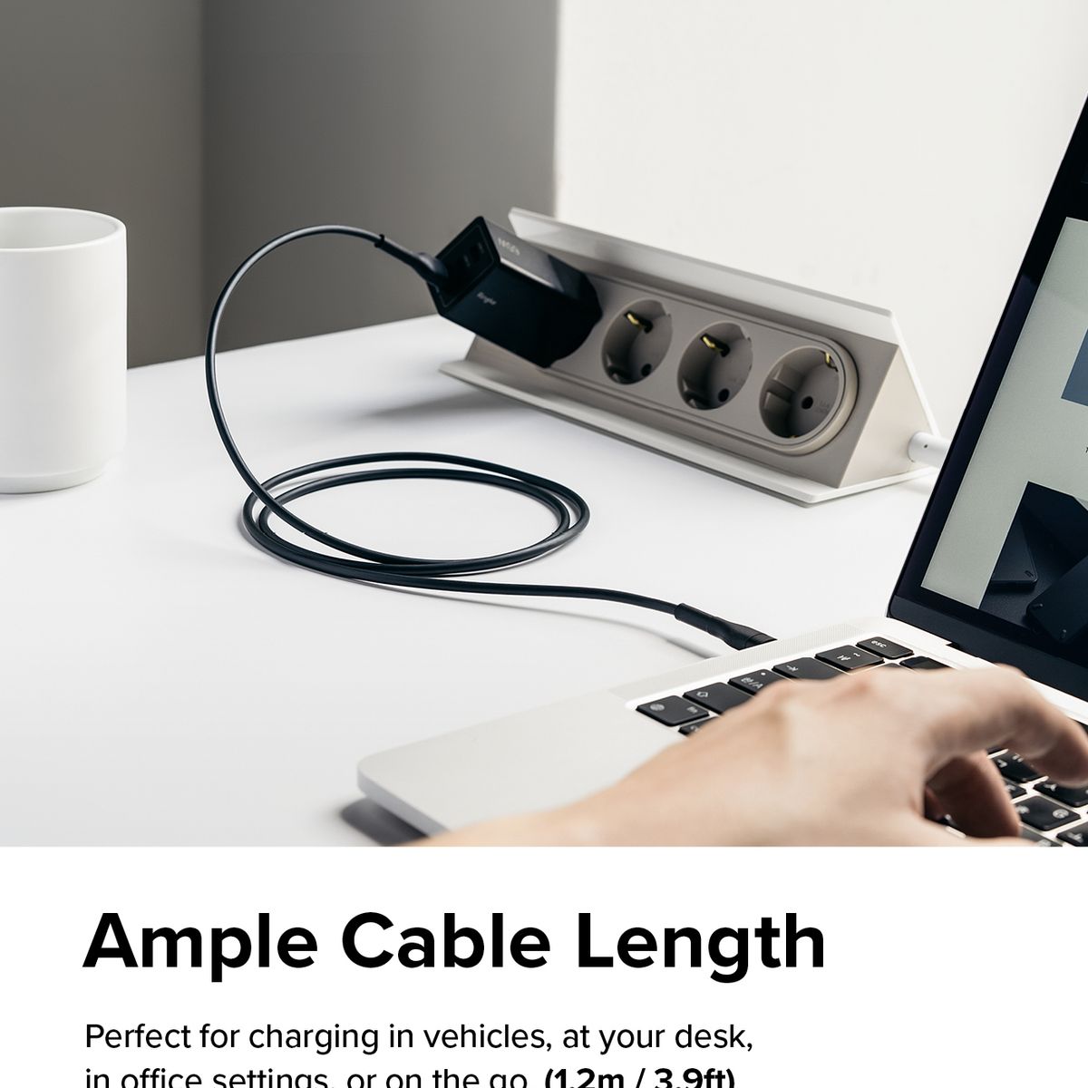 RINGKE - Cable Ringke Carga Rápida 60w Usb C A Usb C 1.2 m