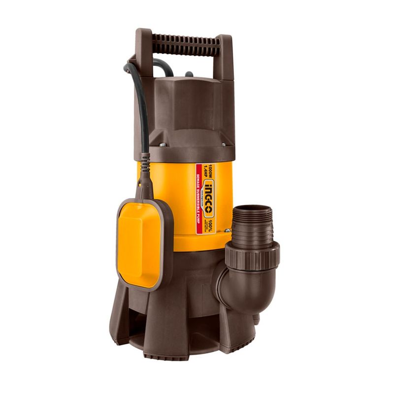 INGCO - Bomba De Agua Sumergible Agua Sucia 2" 1000W Ingco Spd10001
