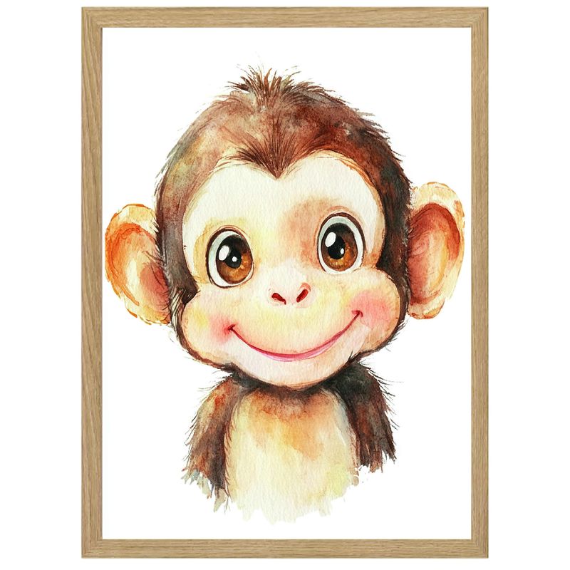 DECORACION CREATIVA - Set 3 Cuadros Infantil Niños Happy Animals Viviparos 2
