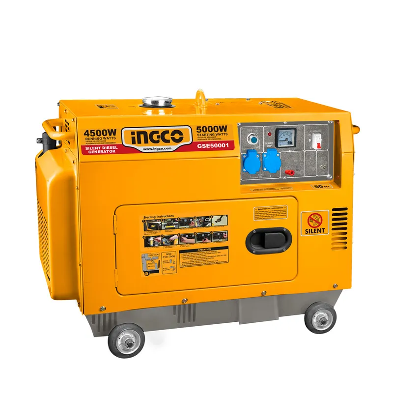 INGCO - Generador Diesel Silencioso 5,0Kw Ingco Gse50001
