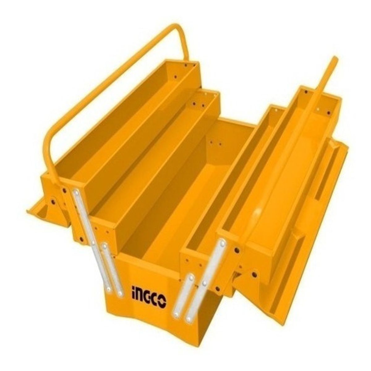 INGCO - Caja De Herramientas Metalica Industrial 29Lt 495X200X290Mm Ingco Htb02