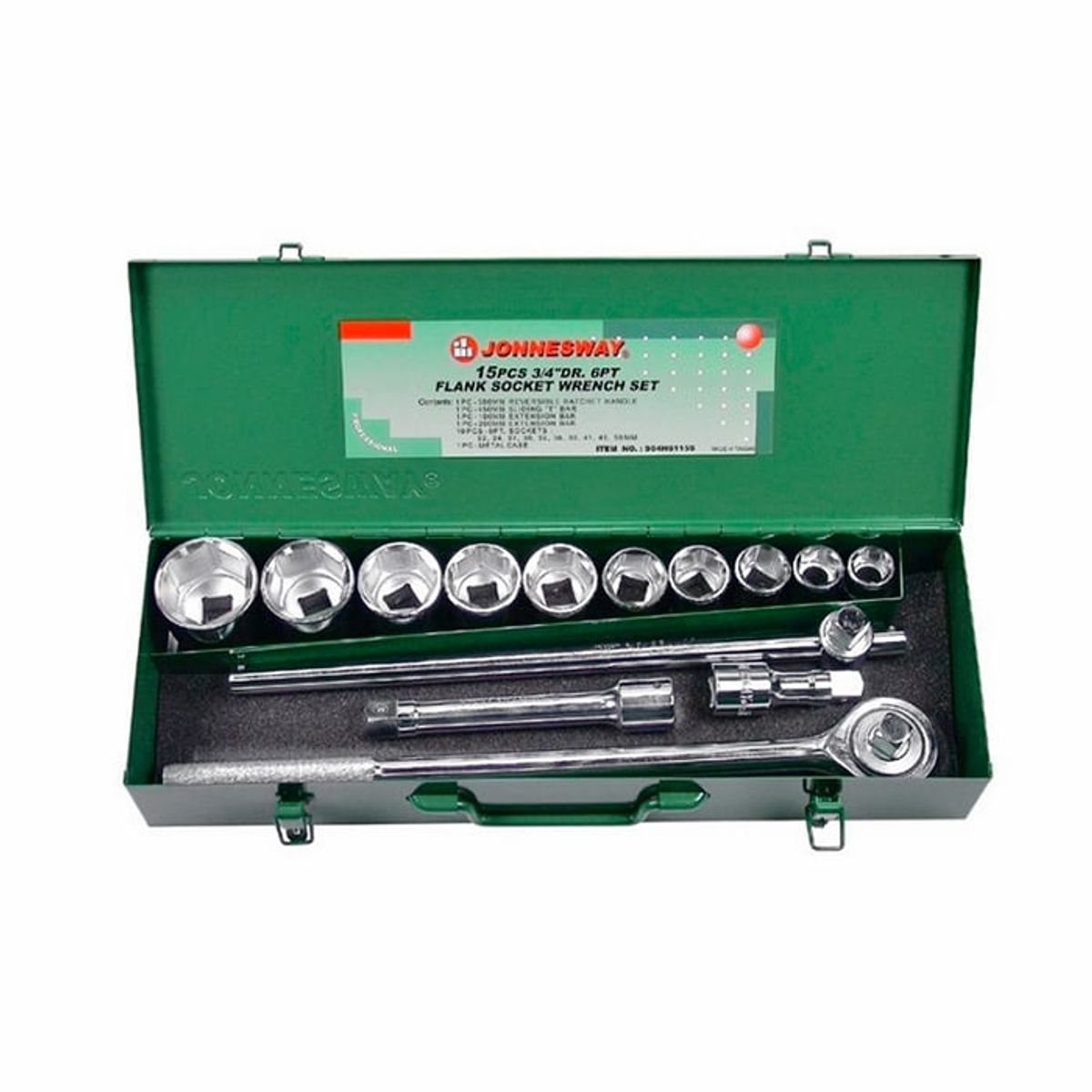 JONNESWAY - Juego De Dados 34q 15 Piezas S04h6115s