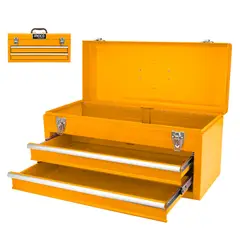 INGCO - Caja De Herramientas Metalica Industrial 28Lt 520 X 218 X 243 mm Htb06
