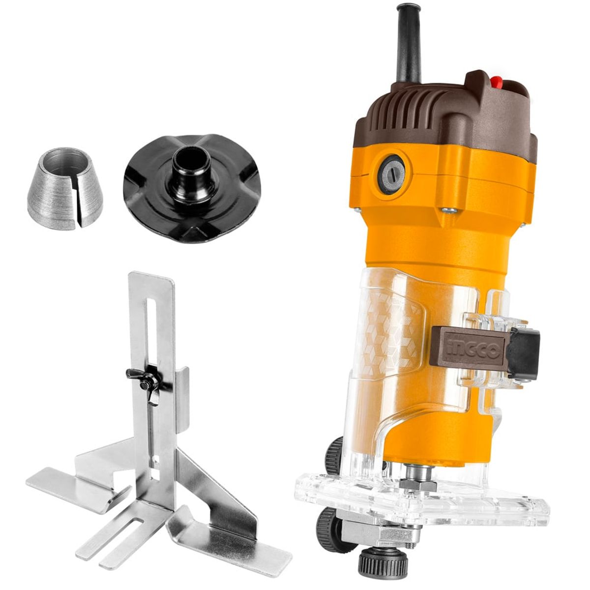 INGCO - Fresadora De Mano Electrica Industrial 600W/6Mm Ingco