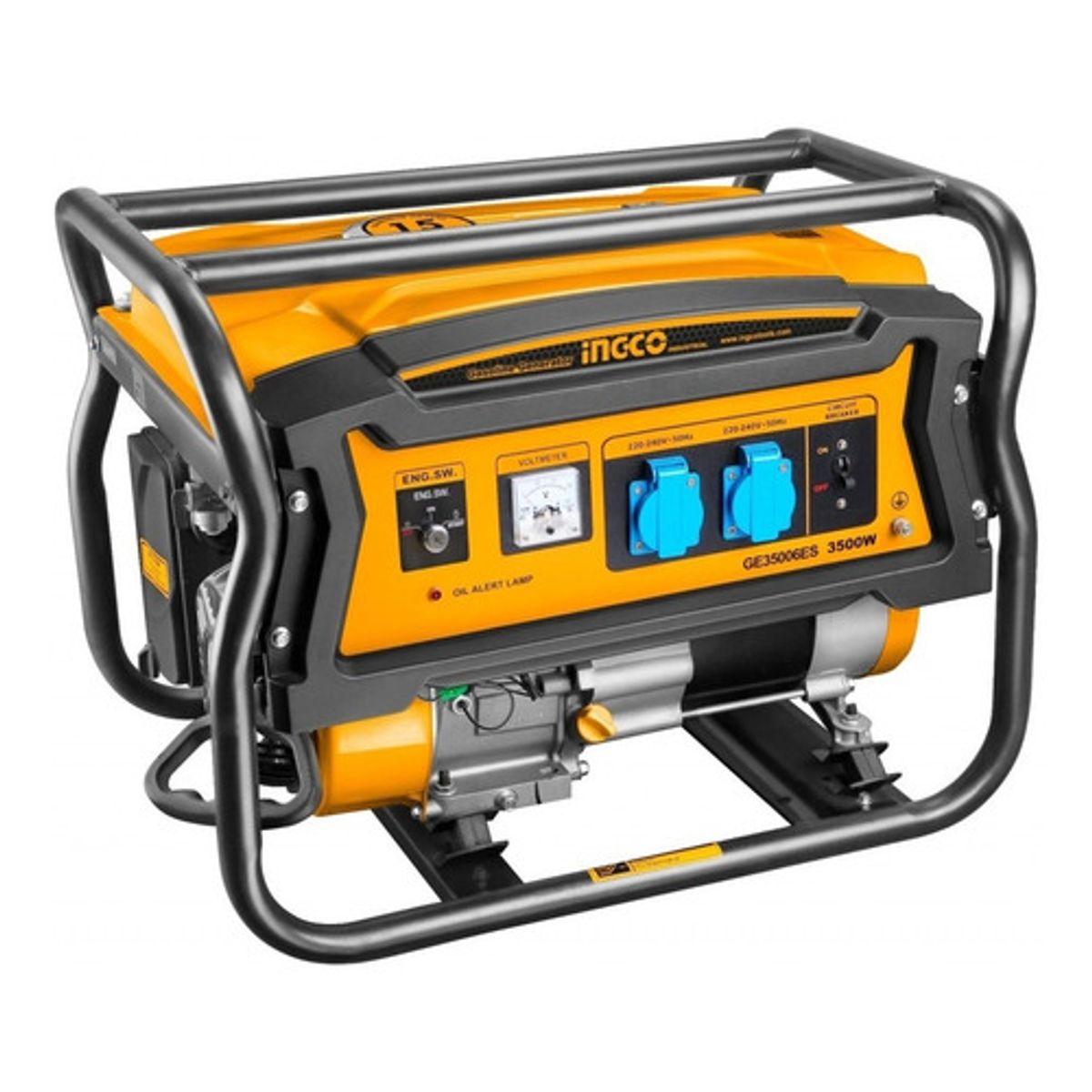 INGCO - Generador A Gasolina Industrial 3,5Kw Ingco Ge35006Es