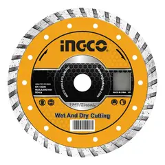 INGCO - Disco Diamantado Turbo Ultrafino 115X0,8X22Mm 4 1/2"