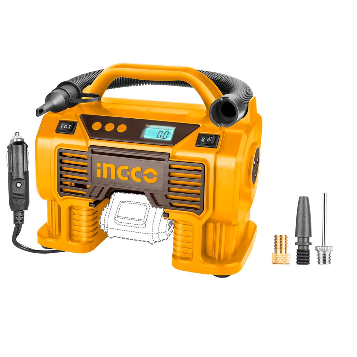 INGCO - Compresor Para Auto Inalambrico 20V/160Psi Ingco Cacli2002