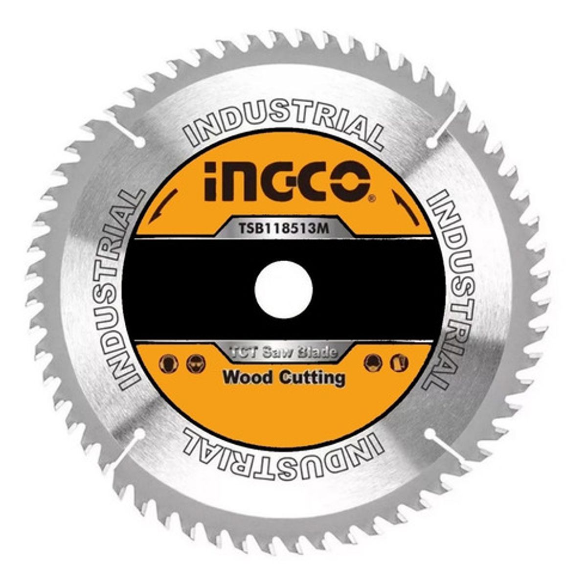 INGCO - Disco De Sierra Circular Industrial Madera 60T 185Mm 7 1/4