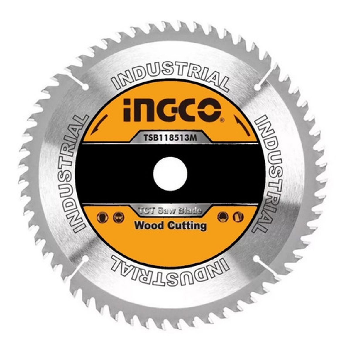 INGCO - Disco De Sierra Circular Industrial Madera 60T 185Mm 7 1/4