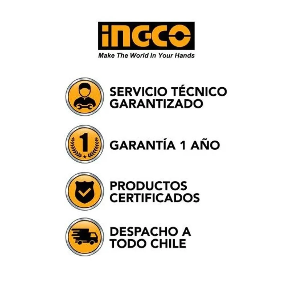 INGCO - Eslinga 5 Toneladas 50Mm X 10M  Anaranjado Ingco Hrsp5101.