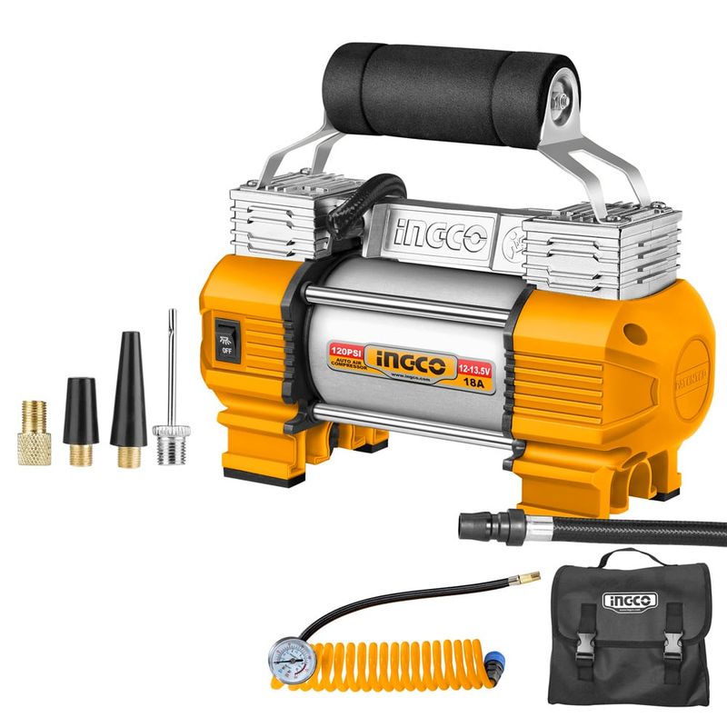 INGCO - Compresor De Aire Para Auto 13.5V/120Psi Ingco Aac2508