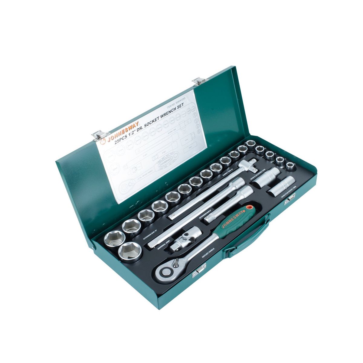 JONNESWAY - Juego De Dados 12u 25 Piezas S04h4125s