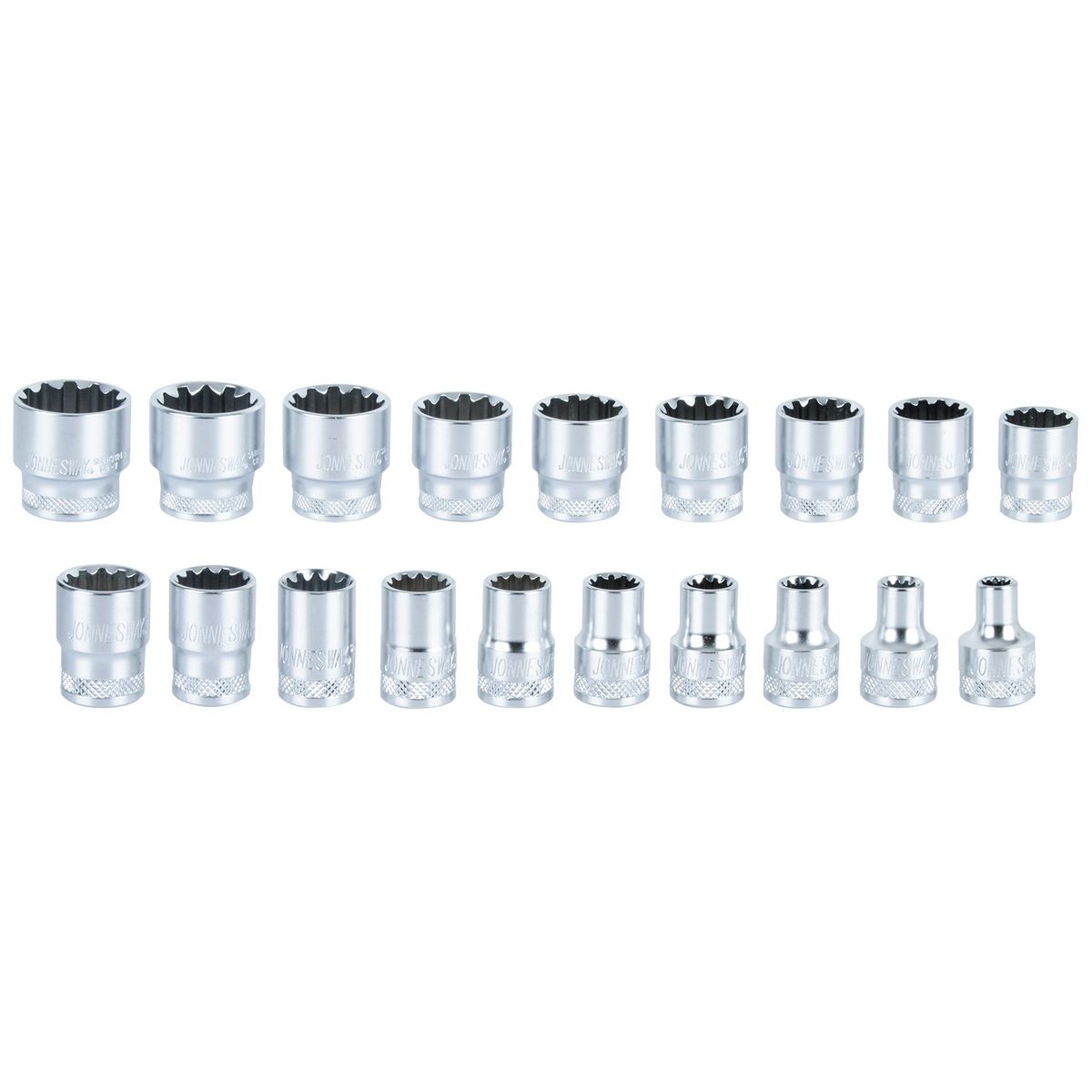 JONNESWAY - Juego De Dados 38 26 Piezas S68h3126s